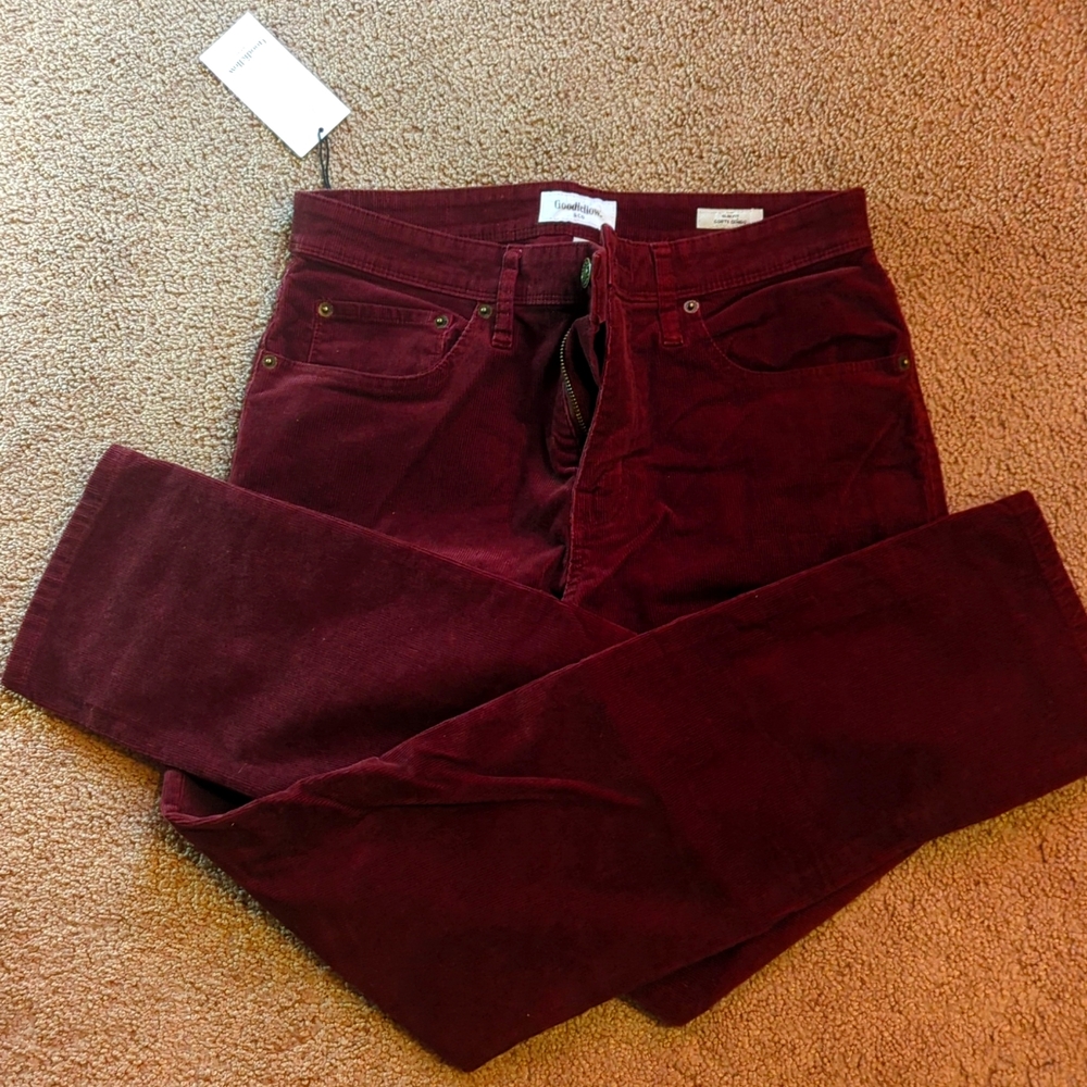 Slim Fit Corduroy Pants